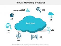 Annual marketing strategiesbppt powerpoint presentation diagram lists cpb