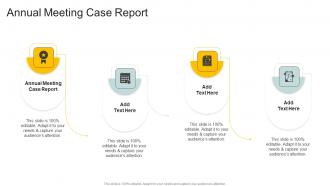 Annual Meeting Case Report In Powerpoint And Google Slides Cpb