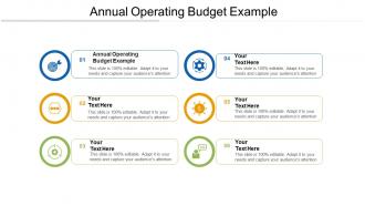 Annual operating budget example ppt powerpoint presentation samples cpb