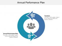 Annual performance plan ppt powerpoint presentation slides background images cpb