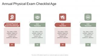 Annual Physical Exam Checklist Age In Powerpoint And Google Slides Cpb