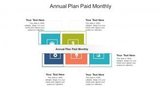 Annual plan paid monthly ppt powerpoint presentation summary display cpb