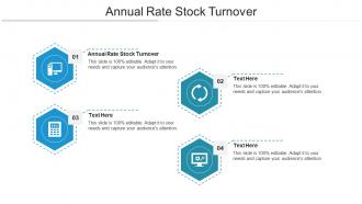 Annual rate stock turnover ppt powerpoint presentation professional graphics download cpb