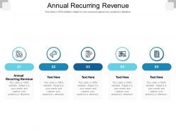 Annual recurring revenue ppt powerpoint presentation pictures summary cpb