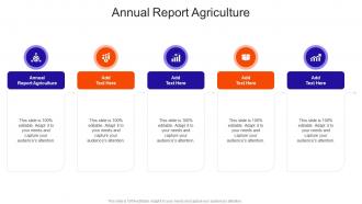 Annual Report Agriculture In Powerpoint And Google Slides Cpb