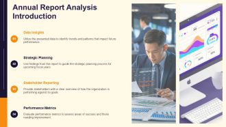 Annual Report Analysis And Review PPT PowerPoint AT Graphical Impressive