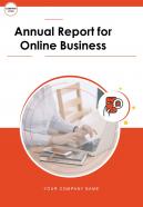 Annual report for online business pdf doc ppt document report template