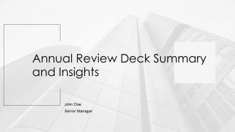 Annual Review Deck Summary And Insights PPT Summary ACP Annual Review Deck Summary And Insights PPT Summary ACP