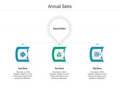 Annual sales ppt powerpoint presentation professional maker cpb