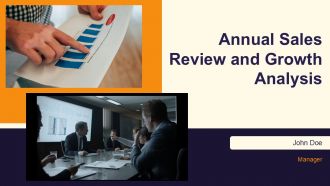 Annual Sales Review And Growth Analysis PPT Presentation AT