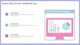 Annual Sales Review Dashboard Icon