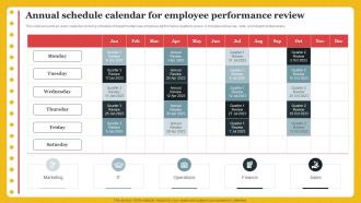 Annual Schedule Calendar For Employee Performance Review