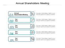 Annual shareholders meeting ppt powerpoint presentation summary example introduction cpb