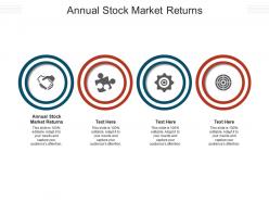 Annual stock market returns ppt powerpoint presentation pictures brochure cpb