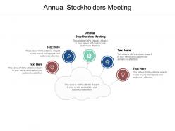 Annual stockholders meeting ppt powerpoint presentation inspiration graphics cpb