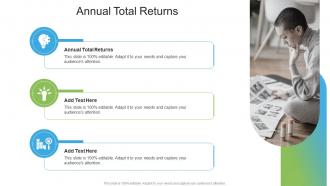 Annual Total Returns In Powerpoint And Google Slides Cpb