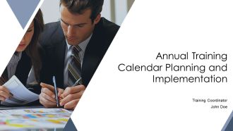 Annual Training Calendar Planning And Implementation PPT Sample AT