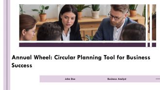 Annual Wheel Circular Planning Tool For Business Success PPT Structure AT
