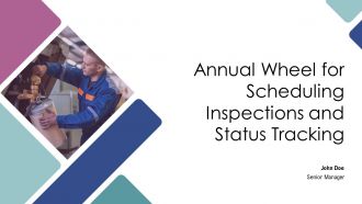 Annual Wheel For Scheduling Inspections And Status Tracking PPT Summary AT