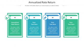 Annualized rate return ppt powerpoint presentation inspiration maker cpb