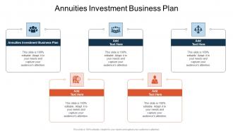 Annuities Investment Business Plan In Powerpoint And Google Slides Cpb
