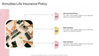 Annuities Life Insurance Policy In Powerpoint And Google Slides Cpb