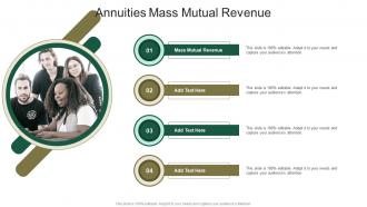 Annuities Mass Mutual Revenue In Powerpoint And Google Slides Cpb