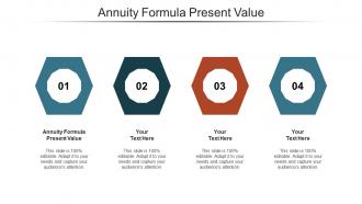 Annuity formula present value ppt powerpoint presentation infographics cpb
