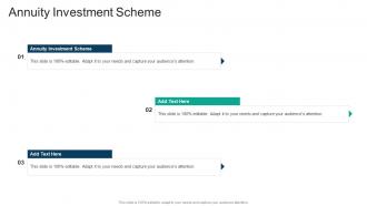 Annuity Investment Scheme In Powerpoint And Google Slides Cpb