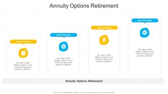 Annuity Options Retirement In Powerpoint And Google Slides Cpb