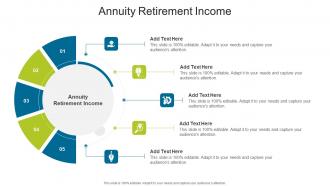 Annuity Retirement Income Advice Writers Job In Powerpoint And Google Slides Cpb