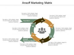 Ansoff marketing matrix ppt powerpoint presentation layouts files cpb