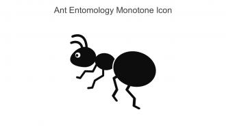 Ant Entomology Monotone Icon In Powerpoint Pptx Png And Editable Eps Format