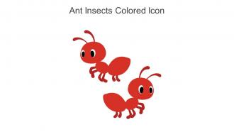 Ant Insects Colored Icon In Powerpoint Pptx Png And Editable Eps Format