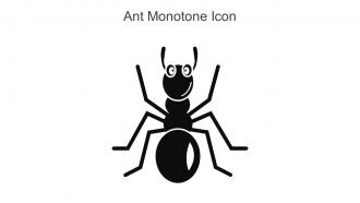 Ant Monotone Icon In Powerpoint Pptx Png And Editable Eps Format