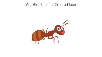 Ant Small Insect Colored Icon In Powerpoint Pptx Png And Editable Eps Format