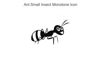 Ant Small Insect Monotone Icon In Powerpoint Pptx Png And Editable Eps Format