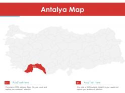 Antalya map powerpoint presentation ppt template