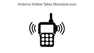 Antenna Walkie Talkie Monotone Icon In Powerpoint Pptx Png And Editable Eps Format