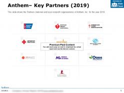 Anthem key partners 2019