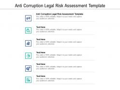 Anti corruption legal risk assessment template ppt powerpoint outline cpb