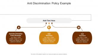 Anti Discrimination Policy Example In Powerpoint And Google Slides Cpb