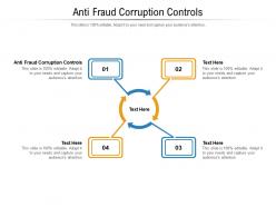 Anti fraud corruption controls ppt powerpoint presentation show example file cpb