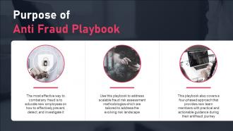 Anti Fraud Playbook Purpose Of Anti Fraud Playbook