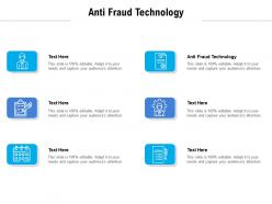 Anti fraud technology ppt powerpoint presentation outline inspiration cpb