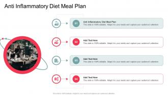 Anti Inflammatory Diet Meal Plan In Powerpoint And Google Slides Cpb