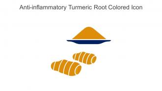 Anti Inflammatory Turmeric Root Colored Icon In Powerpoint Pptx Png And Editable Eps Format