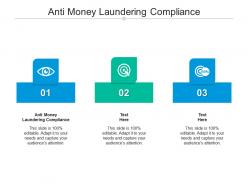 Anti money laundering compliance ppt powerpoint presentation pictures portrait cpb