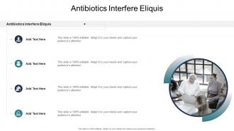 Antibiotics Interfere Eliquis In Powerpoint And Google Slides Cpb