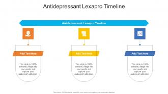 Antidepressant Lexapro Timeline In Powerpoint And Google Slides Cpb